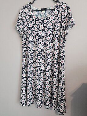 MSK Colorful Floral Dress XL Used